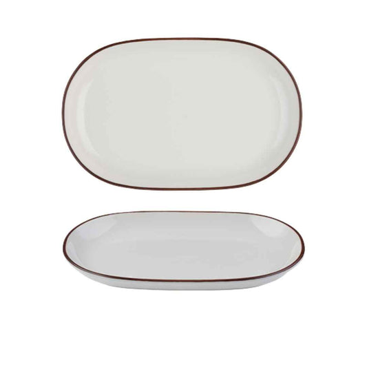 Modest Oval Platter 28 x 18cm / 11" x 7" - Coffeecups.co.uk