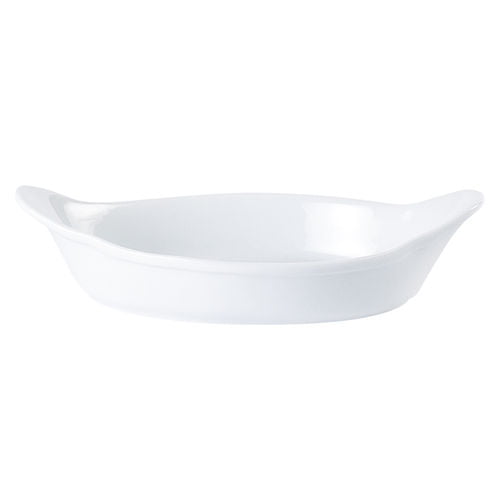 Porcelite Oval Eared Dish 16.5cm/6.5" - Coffeecups.co.uk