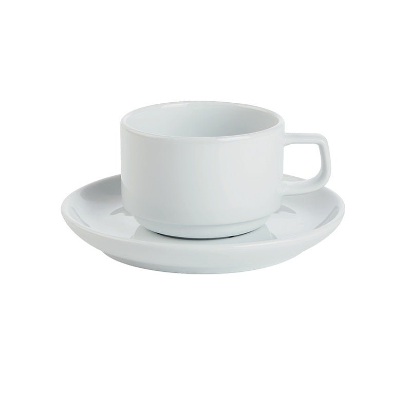 Porcelite Prestige Stacking Cup 7oz/200ml - Coffeecups.co.uk