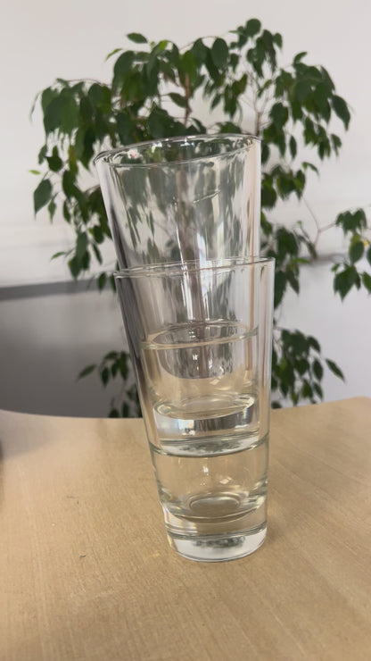 Borgonovo Conical Stacking highball glass 420ml. REDUCED TO CLEAR