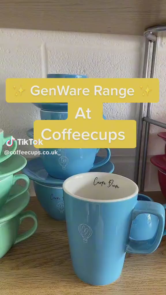 GenWare Coloured Tableware provides a striking alternative to white porcelain. The range includes Cups, Mugs, Teapots and much more. Perfect for any hotel, restaurant, or cafe to use to serve tea and coffee to customers.