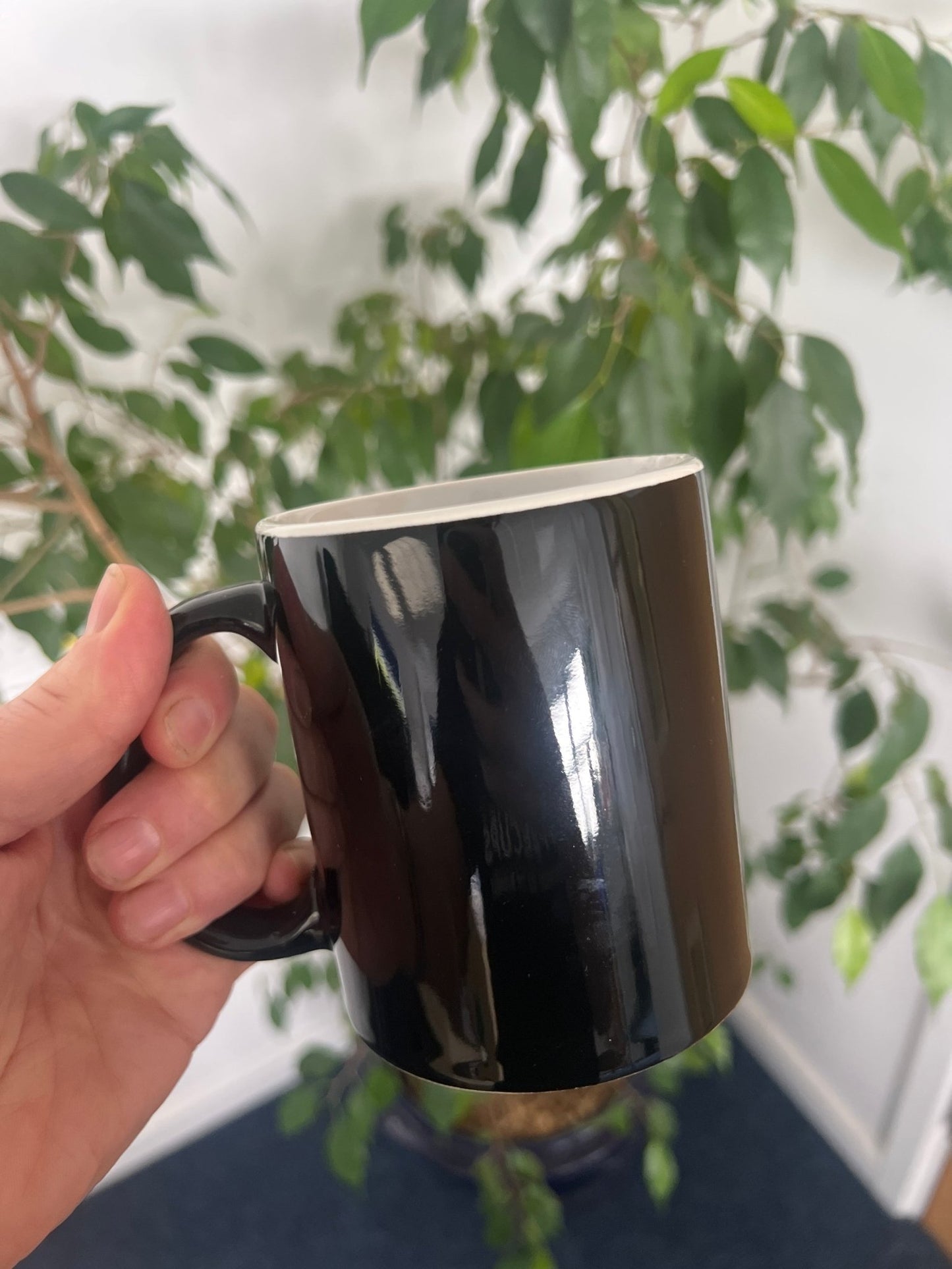 Pure White Straight - Sided Mug 12oz/340ml - Coffeecups.co.uk