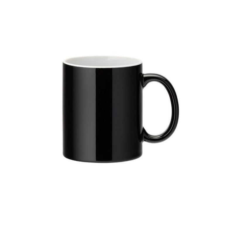 Pure White Straight - Sided Mug 12oz/340ml - Coffeecups.co.uk