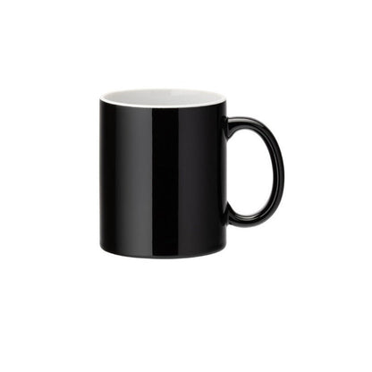 Pure White Straight - Sided Mug 12oz/340ml - Coffeecups.co.uk