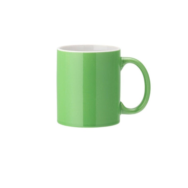 Pure White Straight - Sided Mug 12oz/340ml - Coffeecups.co.uk