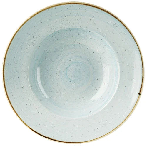 Churchill Stonecast Duck Egg Blue Wide Rim Bowl 28cm/11"