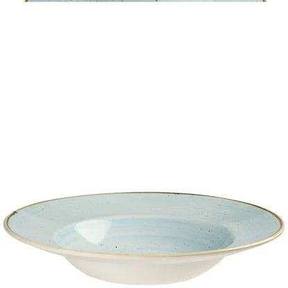 Churchill Stonecast Duck Egg Blue Wide Rim Bowl 28cm/11"