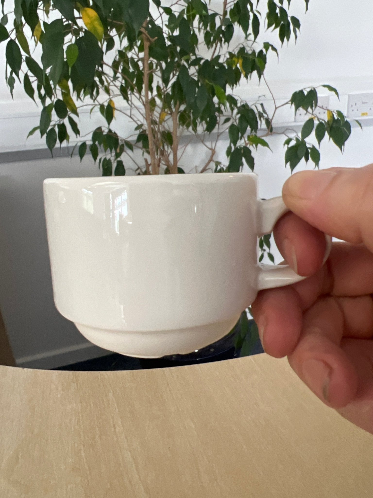 Steelite Simplicity 10cl (3 1/2oz) Stacking Espresso Cup - Coffeecups.co.uk