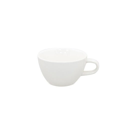 Superwhite Café Porcelain Bowl Shaped Cup 10oz/285ml - Coffeecups.co.uk