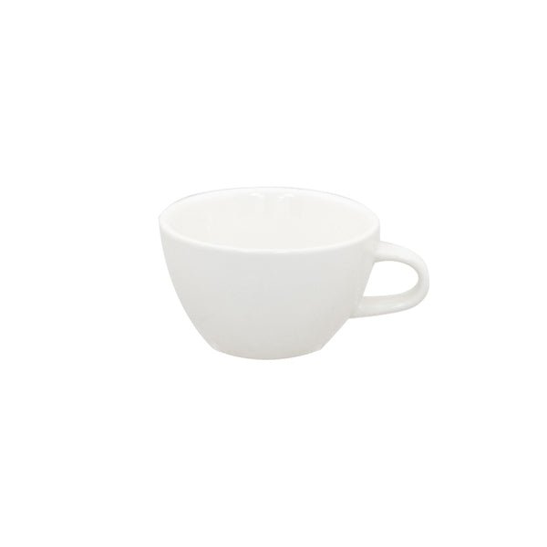 Superwhite Café Porcelain Bowl Shaped Cup 12oz/340ml - Coffeecups.co.uk