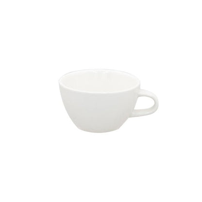 Superwhite Café Porcelain Bowl Shaped Cup 12oz/340ml - Coffeecups.co.uk