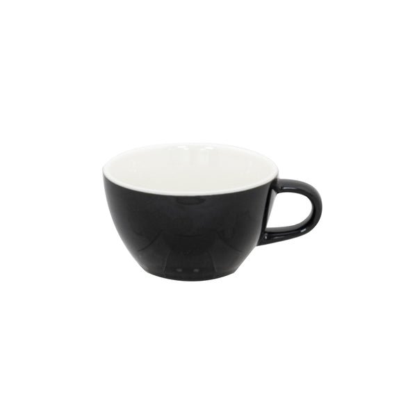Superwhite Café Porcelain Bowl Shaped Cup 12oz/340ml - Coffeecups.co.uk