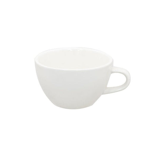 Superwhite Café Porcelain Bowl Shaped Cup 16oz/340ml - Coffeecups.co.uk