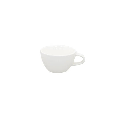 Superwhite Café Porcelain Bowl Shaped Cup 8oz/230ml - Coffeecups.co.uk
