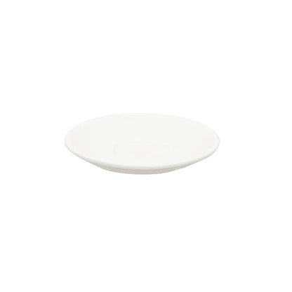 Superwhite Café Porcelain Round Saucer 14cm - Coffeecups.co.uk