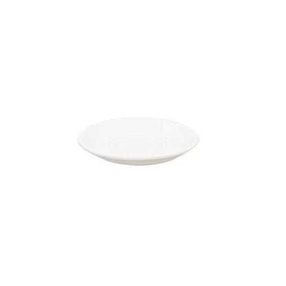 Superwhite Café Porcelain Round Saucer 15.5cm - Coffeecups.co.uk