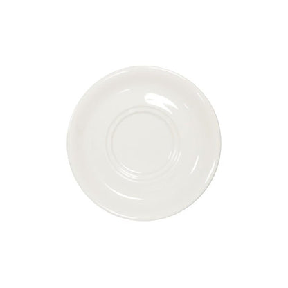 Superwhite Café Porcelain Round Saucer 15.5cm - Coffeecups.co.uk
