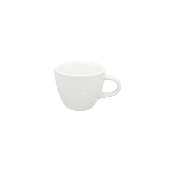 Superwhite Café Porcelain Tulip Shaped Cup 6oz/170ml - Coffeecups.co.uk
