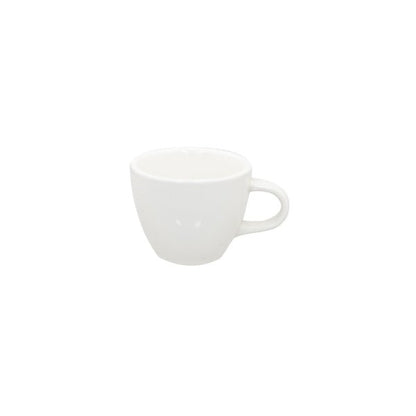 Superwhite Café Porcelain Tulip Shaped Cup 6oz/170ml - Coffeecups.co.uk