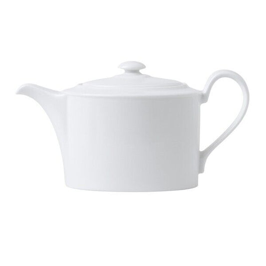 Wedgwood Connaught Bone China White Delphi Teapot 14oz - Coffeecups.co.uk