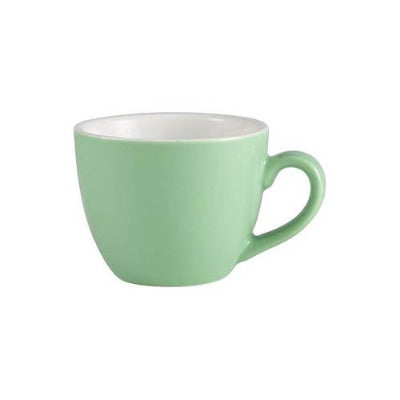 Genware Colours Espresso Cups 3oz coloured porcelain coffee personalised cups green 312109GR