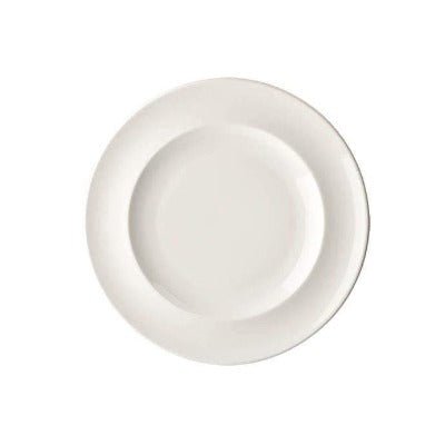 Academy Fine China Rimmed Plate 20cm/8" - Coffeecups.co.uk