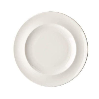 Academy Fine China Rimmed Plate 26.5cm/10" - Coffeecups.co.uk