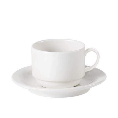 Australian Fine China Stacking Tea Cup 7.5oz/213ml - Coffeecups.co.uk