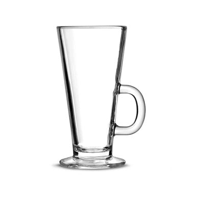 Conical V Shaped Latte Glass 9oz/255ml | Personalised – Coffeecups.co.uk