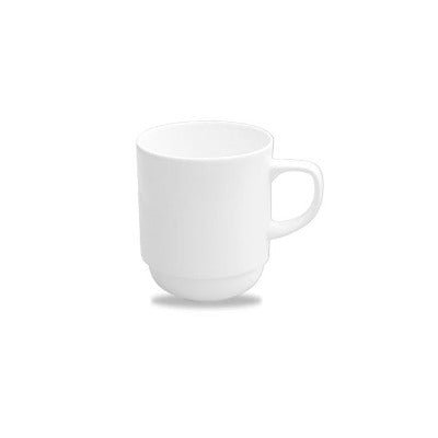 Churchill Alchemy White Stacking Mug 10oz/284ml - Coffeecups.co.uk