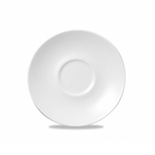 Churchill Bulb Whiteware Saucer 15.6cm/6.1" - Coffeecups.co.uk