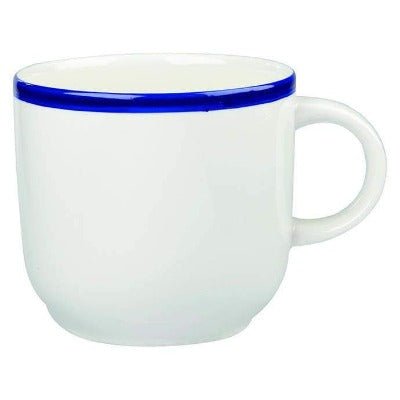 Churchill Retro Blue Cappuccino Cup 12oz/340ml - Coffeecups.co.uk