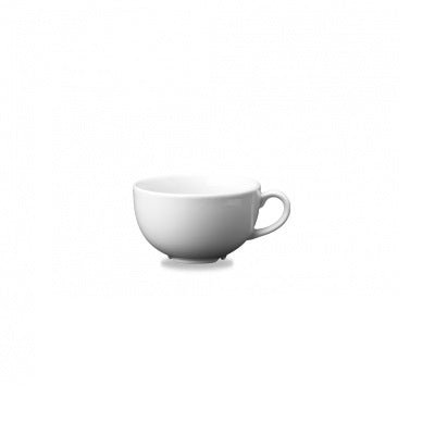 Churchill White Cafe Cappuccino Cup 8oz/227ml - Coffeecups.co.uk