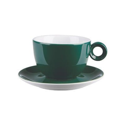 Costa Verde Cafe Bowl Shaped Cups 12oz/340ml - Coffeecups.co.uk