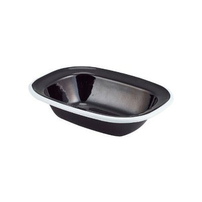 GenWare Enamel Rectangular Pie Dishes 16 x 12cm/6.3 x 4.7" - Coffeecups.co.uk