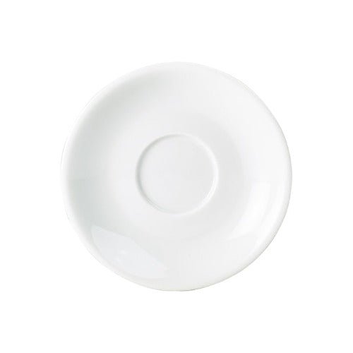 GenWare Saucer White 14.5cm/5.7" for 10oz Tulip Cup - Coffeecups.co.uk