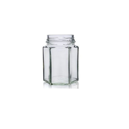 Hex Jar with Lid 110ml - Coffeecups.co.uk