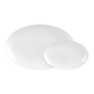 Porcelite Connoisseur Oval Plate 20cm/7.9" - Coffeecups.co.uk