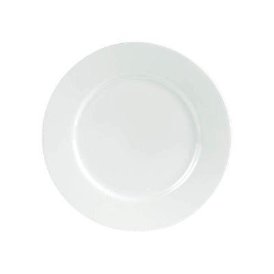 Porcelite Connoisseur Wide Rimmed Plate 26.8cm/10.6" - Coffeecups.co.uk