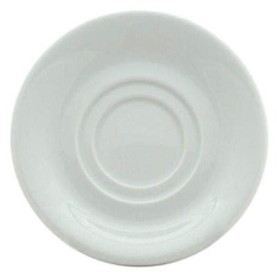 Porcelite Double Well Saucer 15cm/5.9" - Coffeecups.co.uk