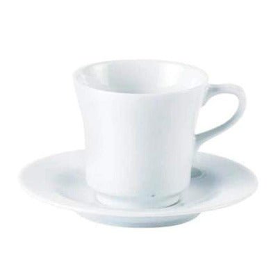 Porcelite Saucer 15cm/5.9" - Coffeecups.co.uk