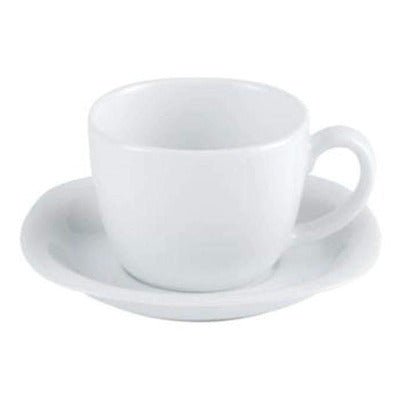 Porcelite Square Teacup 7.5oz/213ml - Coffeecups.co.uk