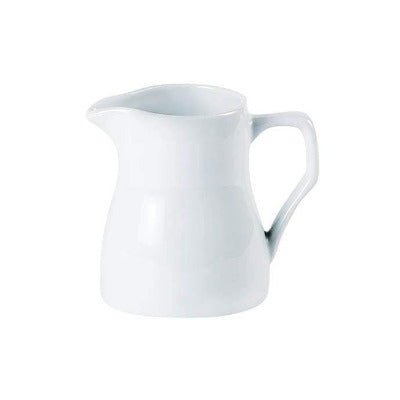 Porcelite Traditional Milk Jug 11oz/313ml - Coffeecups.co.uk