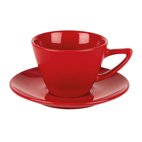 Red Conic Cup 8oz - Coffeecups.co.uk