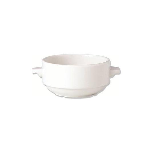 Steelite Simplicity Lugged Soup Bowl 10oz/284ml - Coffeecups.co.uk