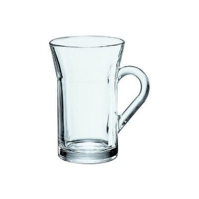 Tazzine Latte Flat Bottom Glass 8.5oz - Coffeecups.co.uk