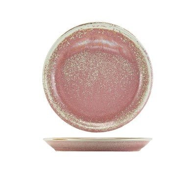 Terra Porcelain Rose Coupe Plate 19cm - Coffeecups.co.uk