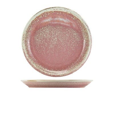 Terra Porcelain Rose Coupe Plate 27.5cm - Coffeecups.co.uk
