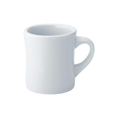 Titan American Diner Mug WHITE 10oz - Coffeecups.co.uk