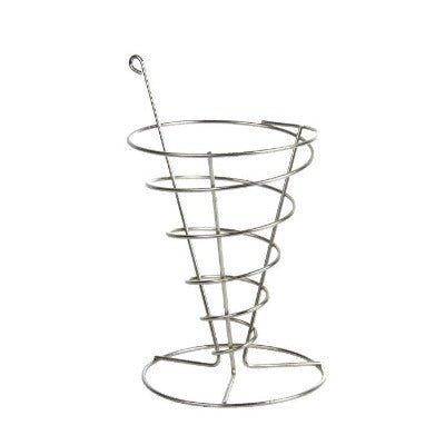 Wire Chip Cone 13 x 18cm - Coffeecups.co.uk
